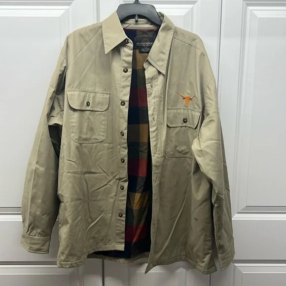 Weatherproof Garment Co | University of Texas Button Down Shirt Jacket - Picture 1 of 6